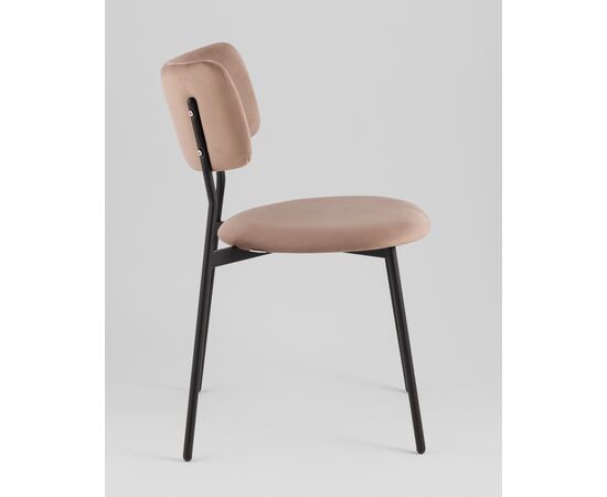 Стул Амелия велюр коричневый, изображение 4 | Интернет магазин мебели и декора LifeDekor