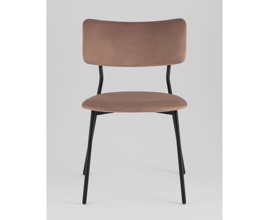 Стул Амелия велюр коричневый, изображение 3 | Интернет магазин мебели и декора LifeDekor