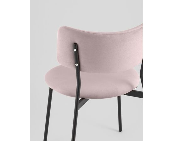 Стул Амелия велюр пыльно-сиреневый, изображение 7 | Интернет магазин мебели и декора LifeDekor