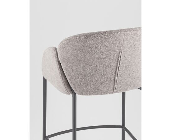 Стул барный Melia серый, изображение 7 | Интернет магазин мебели и декора LifeDekor