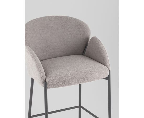 Стул барный Melia серый, изображение 8 | Интернет магазин мебели и декора LifeDekor
