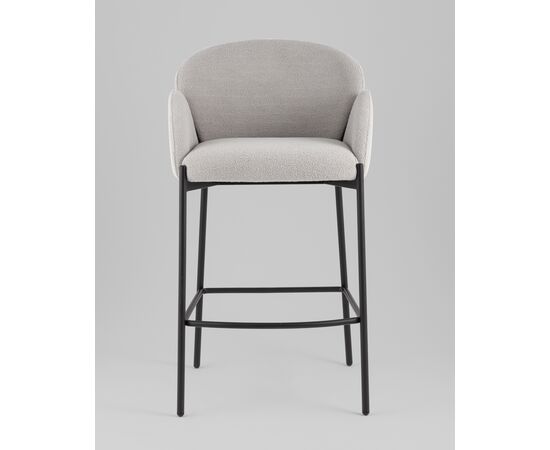 Стул барный Melia светло-серый, изображение 3 | Интернет магазин мебели и декора LifeDekor