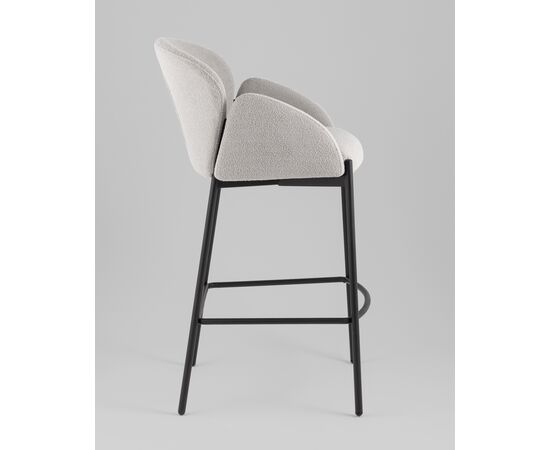 Стул барный Melia светло-серый, изображение 4 | Интернет магазин мебели и декора LifeDekor