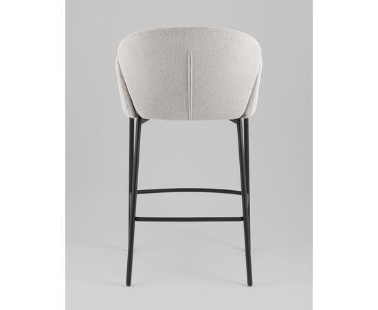 Стул барный Melia светло-серый, изображение 5 | Интернет магазин мебели и декора LifeDekor