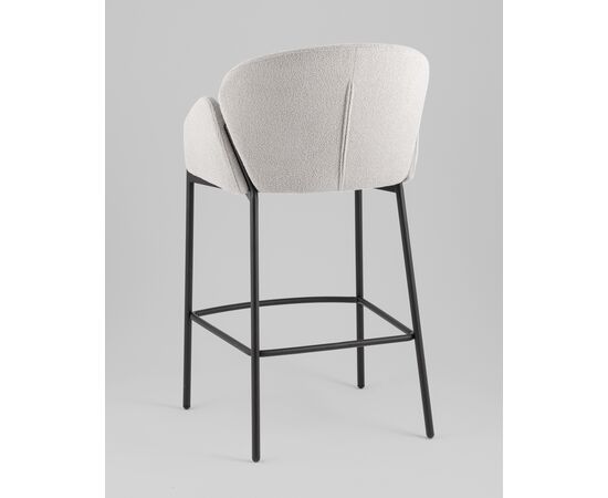 Стул барный Melia светло-серый, изображение 6 | Интернет магазин мебели и декора LifeDekor