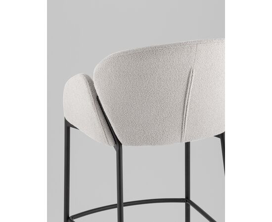 Стул барный Melia светло-серый, изображение 7 | Интернет магазин мебели и декора LifeDekor