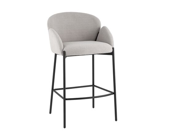 Стул барный Melia светло-серый | Интернет магазин мебели и декора LifeDekor