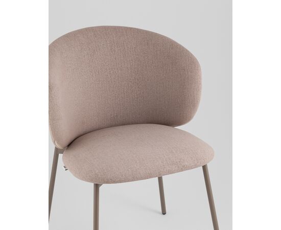 Стул Блейз велюр бежевый, изображение 10 | Интернет магазин мебели и декора LifeDekor