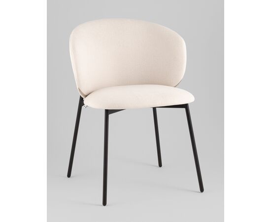 Стул Блейз велюр молочный, изображение 2 | Интернет магазин мебели и декора LifeDekor