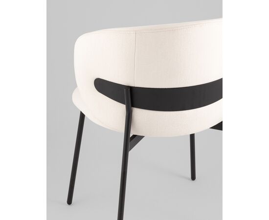 Стул Блейз велюр молочный, изображение 7 | Интернет магазин мебели и декора LifeDekor