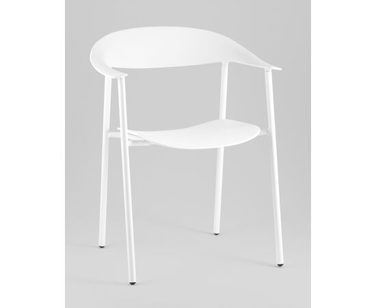 Стул Eila пластик белый, изображение 2 | Интернет магазин мебели и декора LifeDekor