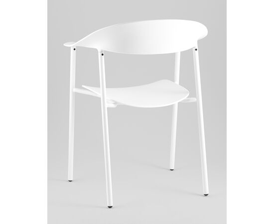 Стул Eila пластик белый, изображение 6 | Интернет магазин мебели и декора LifeDekor