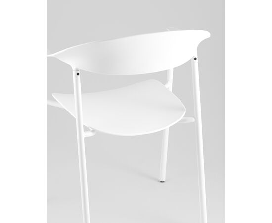 Стул Eila пластик белый, изображение 7 | Интернет магазин мебели и декора LifeDekor