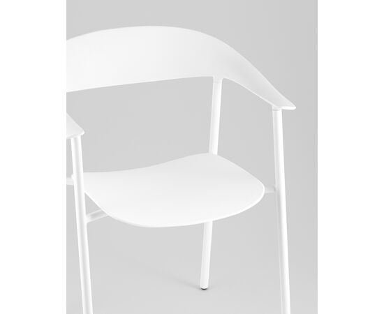Стул Eila пластик белый, изображение 8 | Интернет магазин мебели и декора LifeDekor