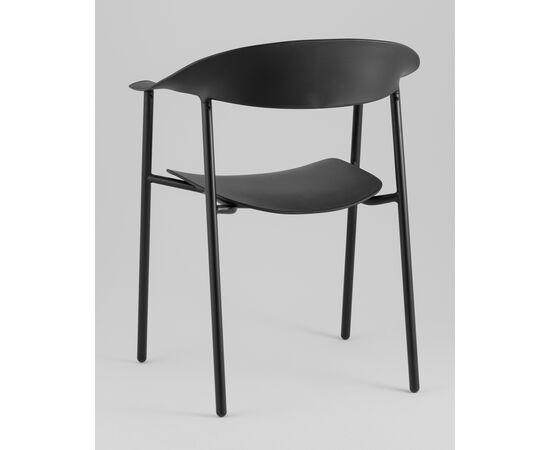 Стул Eila пластик черный, изображение 6 | Интернет магазин мебели и декора LifeDekor