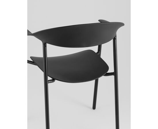 Стул Eila пластик черный, изображение 7 | Интернет магазин мебели и декора LifeDekor