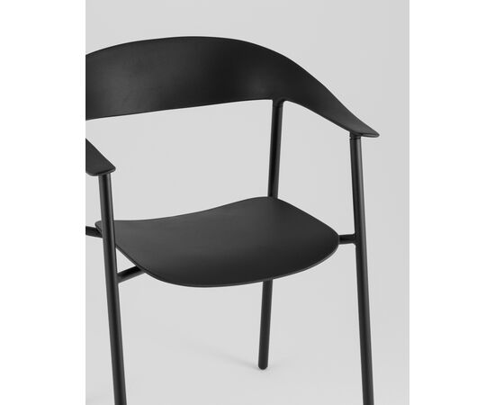 Стул Eila пластик черный, изображение 8 | Интернет магазин мебели и декора LifeDekor
