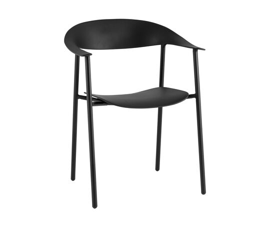 Стул Eila пластик черный | Интернет магазин мебели и декора LifeDekor