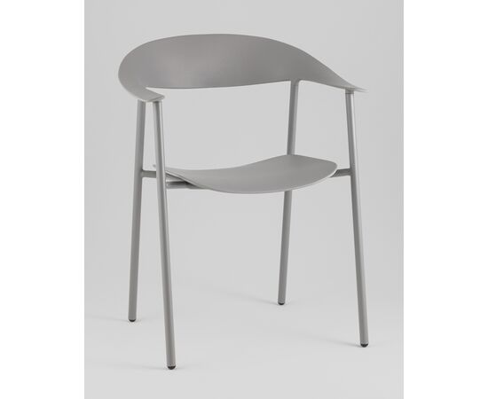 Стул Eila пластик серый, изображение 2 | Интернет магазин мебели и декора LifeDekor