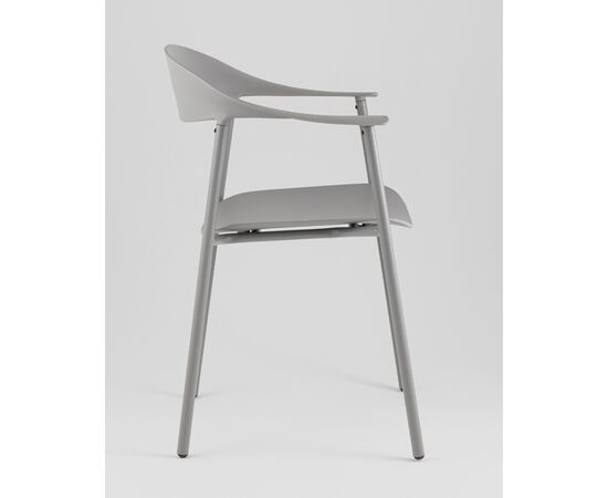 Стул Eila пластик серый, изображение 4 | Интернет магазин мебели и декора LifeDekor