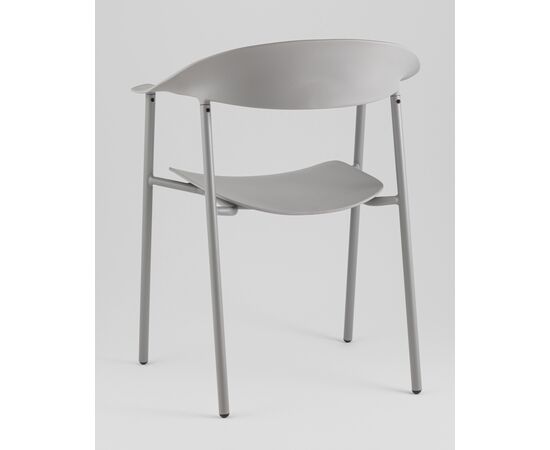 Стул Eila пластик серый, изображение 6 | Интернет магазин мебели и декора LifeDekor