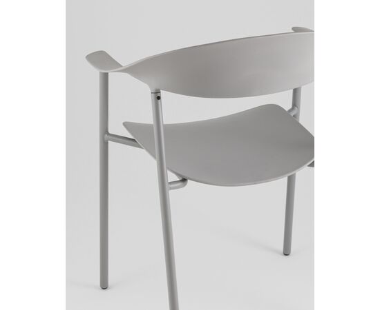 Стул Eila пластик серый, изображение 7 | Интернет магазин мебели и декора LifeDekor