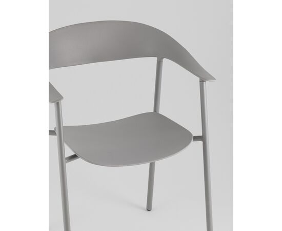 Стул Eila пластик серый, изображение 8 | Интернет магазин мебели и декора LifeDekor