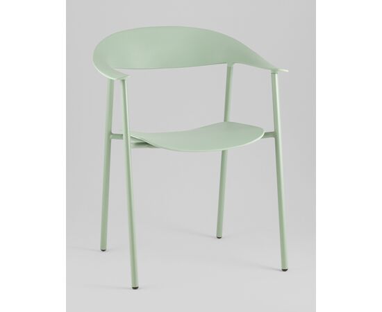 Стул Eila пластик зеленый, изображение 2 | Интернет магазин мебели и декора LifeDekor
