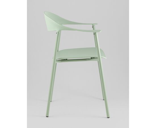 Стул Eila пластик зеленый, изображение 4 | Интернет магазин мебели и декора LifeDekor