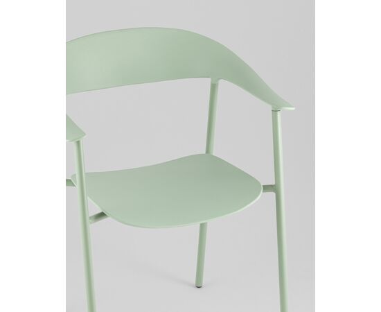 Стул Eila пластик зеленый, изображение 8 | Интернет магазин мебели и декора LifeDekor