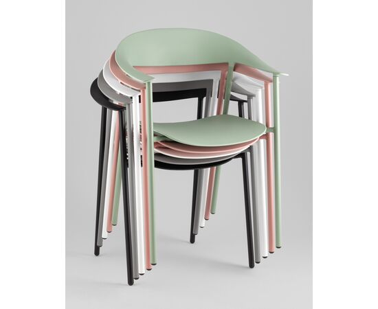Стул Eila пластик зеленый, изображение 9 | Интернет магазин мебели и декора LifeDekor
