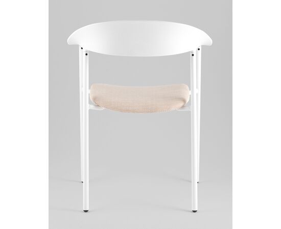 Стул Eila с подушкой пластик белый, изображение 7 | Интернет магазин мебели и декора LifeDekor