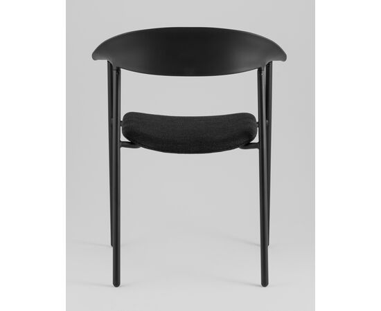Стул Eila с подушкой пластик черный, изображение 5 | Интернет магазин мебели и декора LifeDekor