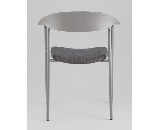 Стул Eila с подушкой пластик серый, изображение 7 | Интернет магазин мебели и декора LifeDekor