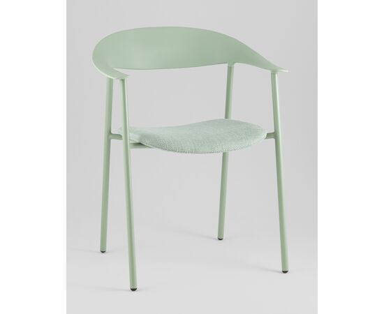 Стул Eila с подушкой пластик зеленый, изображение 2 | Интернет магазин мебели и декора LifeDekor