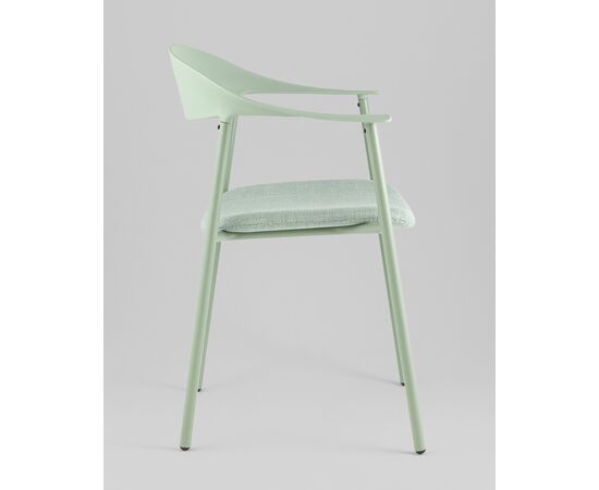 Стул Eila с подушкой пластик зеленый, изображение 6 | Интернет магазин мебели и декора LifeDekor