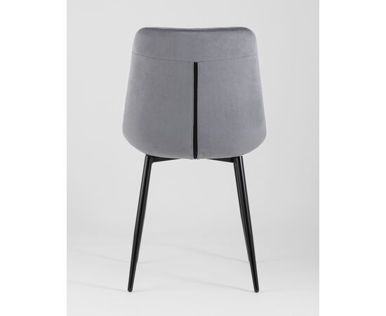 Стул Флекс велюр серый 4 шт., изображение 7 | Интернет магазин мебели и декора LifeDekor
