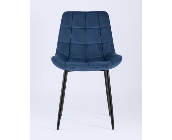 Стул Флекс велюр синий 4 шт., изображение 3 | Интернет магазин мебели и декора LifeDekor