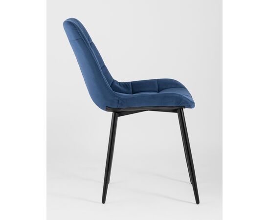Стул Флекс велюр синий 4 шт., изображение 4 | Интернет магазин мебели и декора LifeDekor