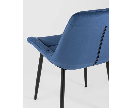 Стул Флекс велюр синий 4 шт., изображение 7 | Интернет магазин мебели и декора LifeDekor