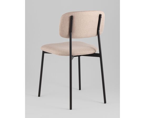 Стул Майло рогожка бежевый, изображение 6 | Интернет магазин мебели и декора LifeDekor