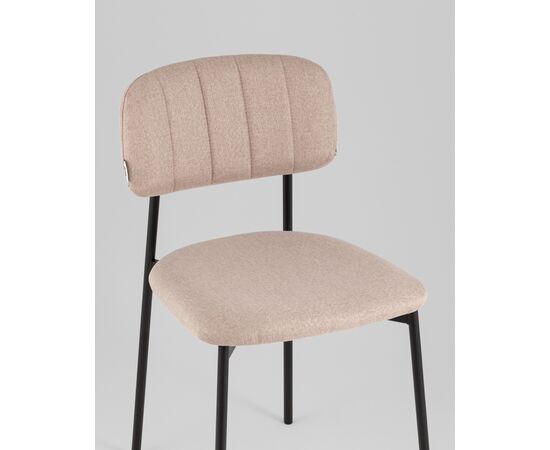 Стул Майло рогожка бежевый, изображение 8 | Интернет магазин мебели и декора LifeDekor