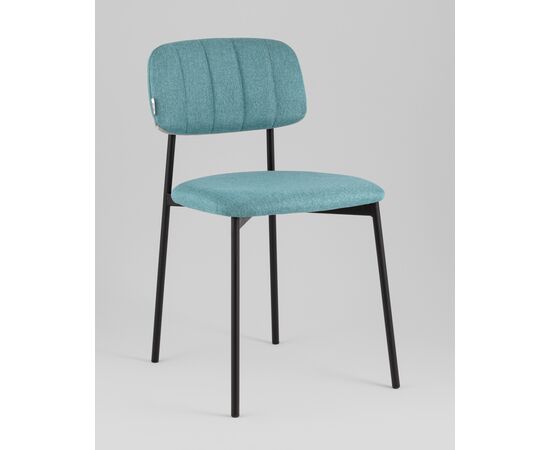 Стул Майло рогожка мятный, изображение 2 | Интернет магазин мебели и декора LifeDekor