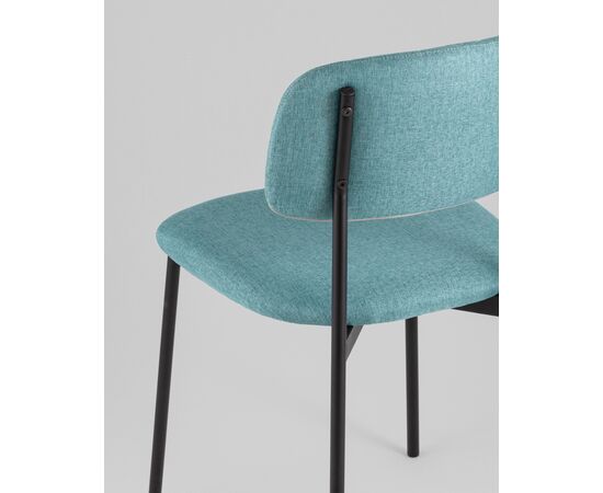 Стул Майло рогожка мятный, изображение 7 | Интернет магазин мебели и декора LifeDekor