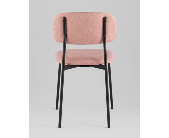 Стул Майло рогожка розовый, изображение 5 | Интернет магазин мебели и декора LifeDekor
