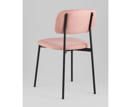 Стул Майло рогожка розовый, изображение 6 | Интернет магазин мебели и декора LifeDekor