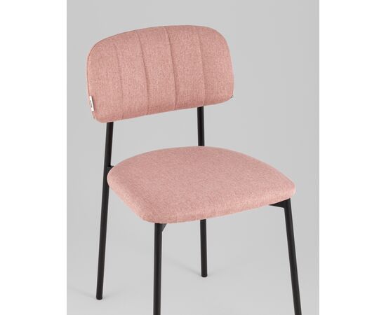 Стул Майло рогожка розовый, изображение 8 | Интернет магазин мебели и декора LifeDekor