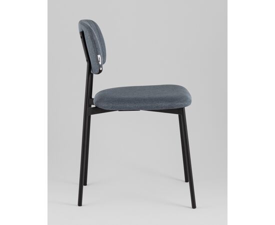 Стул Майло рогожка серо-синий, изображение 6 | Интернет магазин мебели и декора LifeDekor