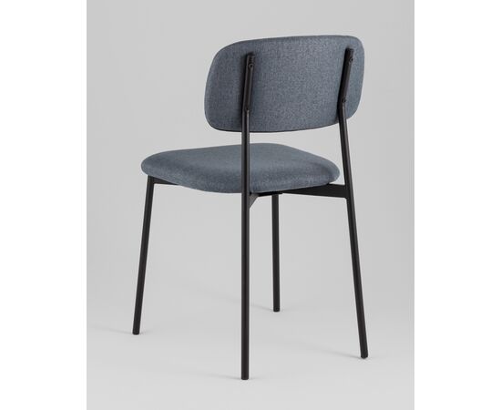 Стул Майло рогожка серо-синий, изображение 8 | Интернет магазин мебели и декора LifeDekor