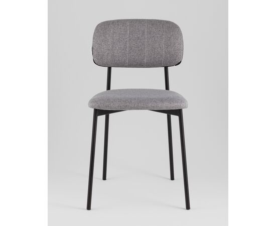 Стул Майло рогожка серый, изображение 3 | Интернет магазин мебели и декора LifeDekor